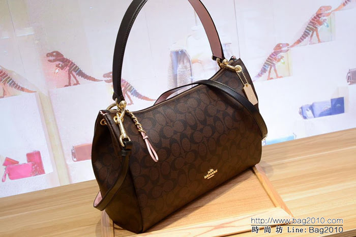 COACH蔻馳 女包 新款女士新月包 28967 可單肩 手提 斜挎  Chz1572